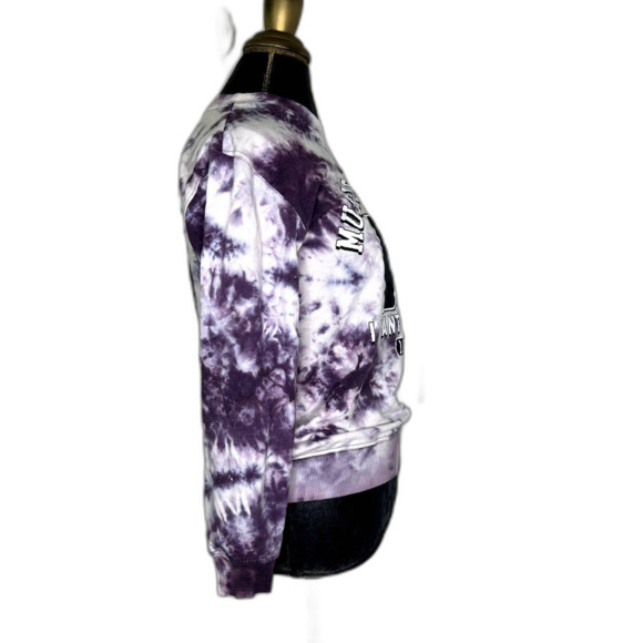 Y2K MTV Tie Dye Sweatshirt Small | 1981 Retro Vintage Look | Viacom 2021 - Picture 2 of 8